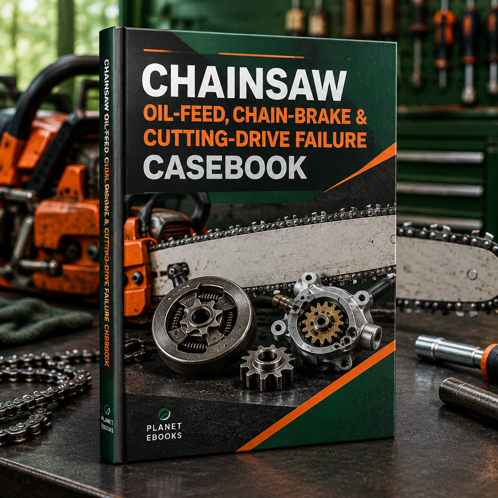 Chainsaw Oil Feed Chain Brake Cutting Drive Failure Casebook premium cover
