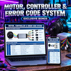E-Scooter Motor, Controller & Error Code System
