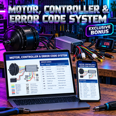 E-Bike Motor, Controller & Error Code System