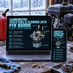 Snow Blower Carburetor, Stale Fuel & Clogged Jets Fix Guide