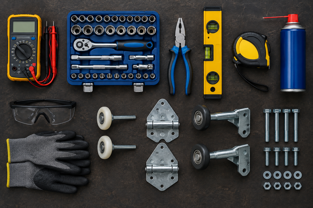 Garage door service tools