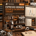The Espresso Grinder Repair & Calibration Toolkit premium 3D hardcover digital product cover
