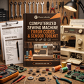 Computerized Sewing Machine Error Codes and Sensor Toolkit premium book cover