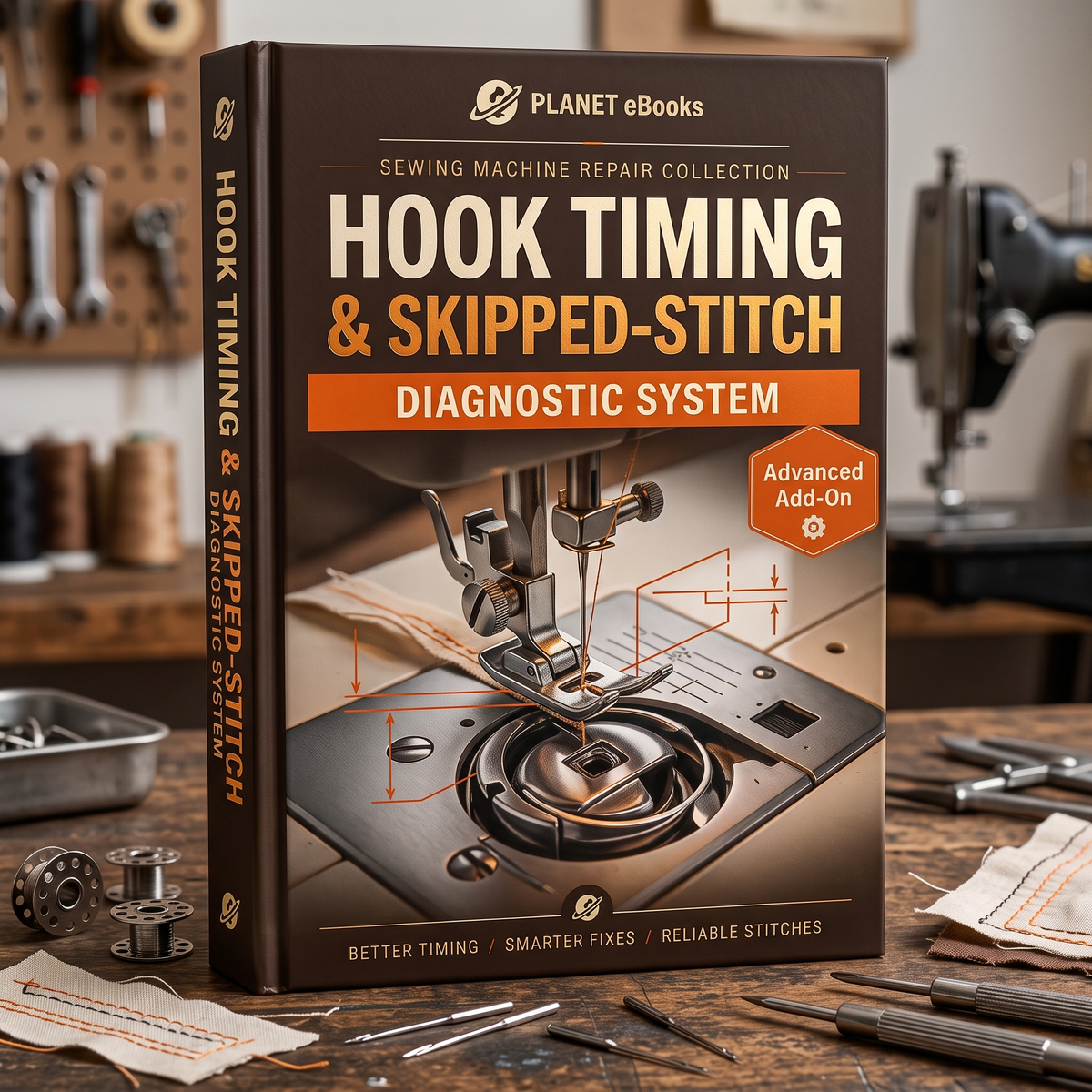 Hook Timing and Skipped Stitch Diagnostic System premium book cover